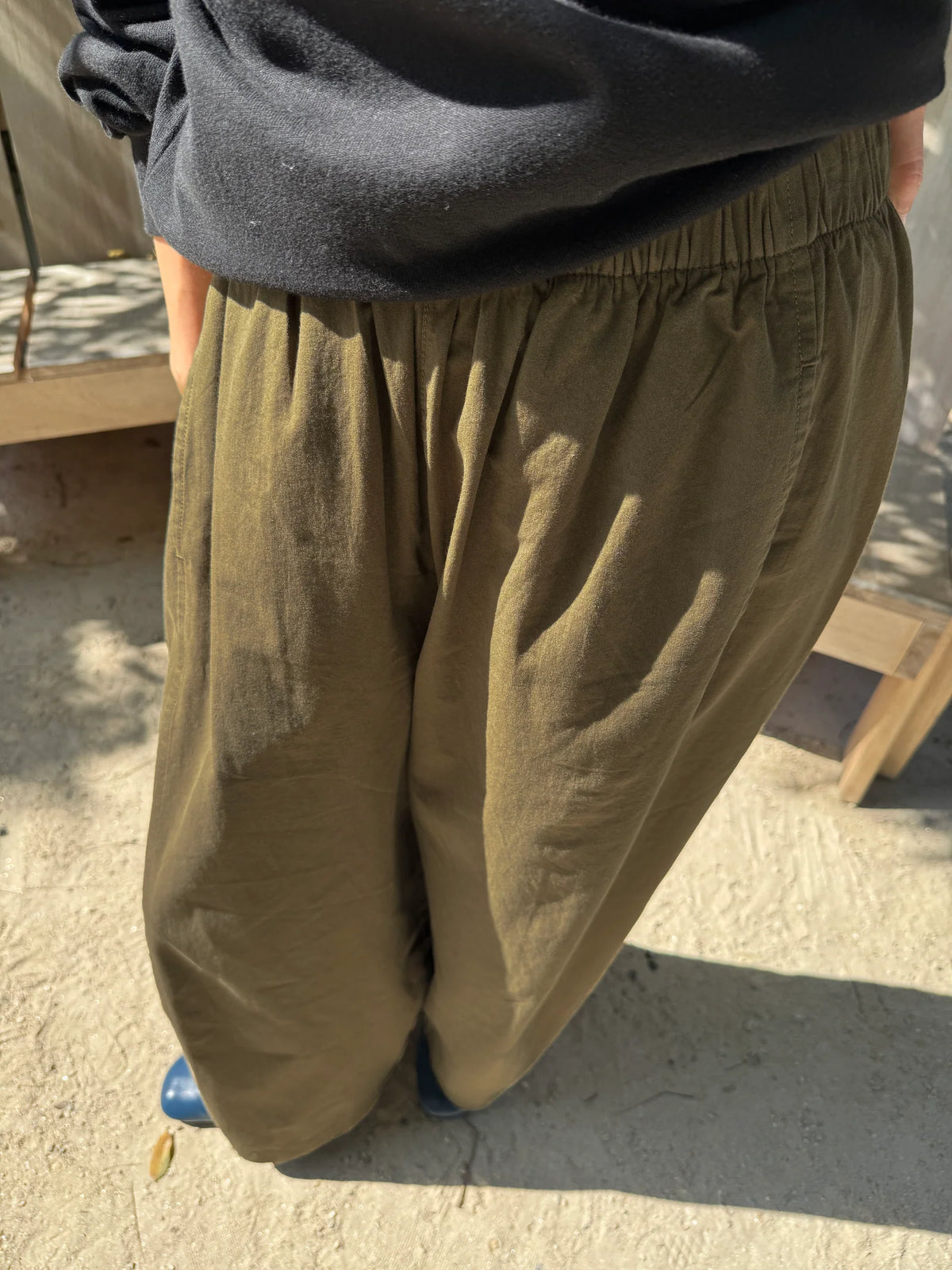 Le Bon Shoppe Parachute Pants Olive