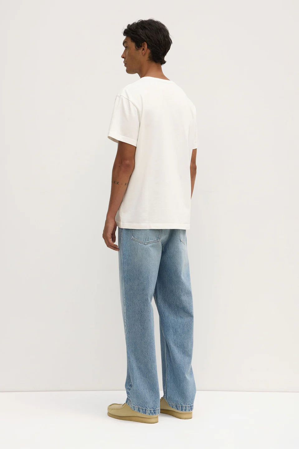 PARKER SHORT SLEEVE TEE | ANTIQUE WHITE