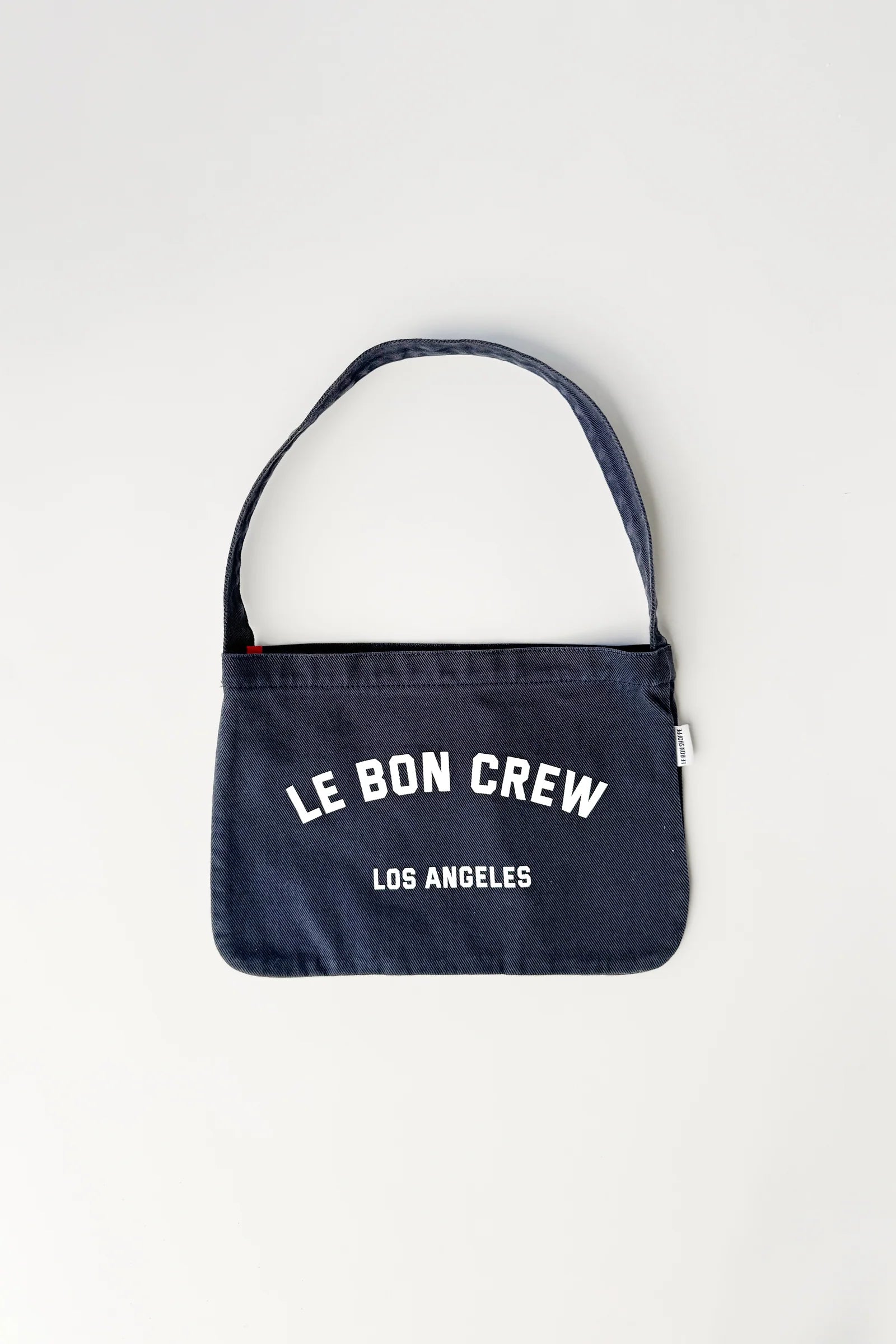 PETITE HAPPY CARRY BAG - COAL + WHITE