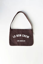 Le Bon Shoppe Petite Happy Carry Bag Umber & White