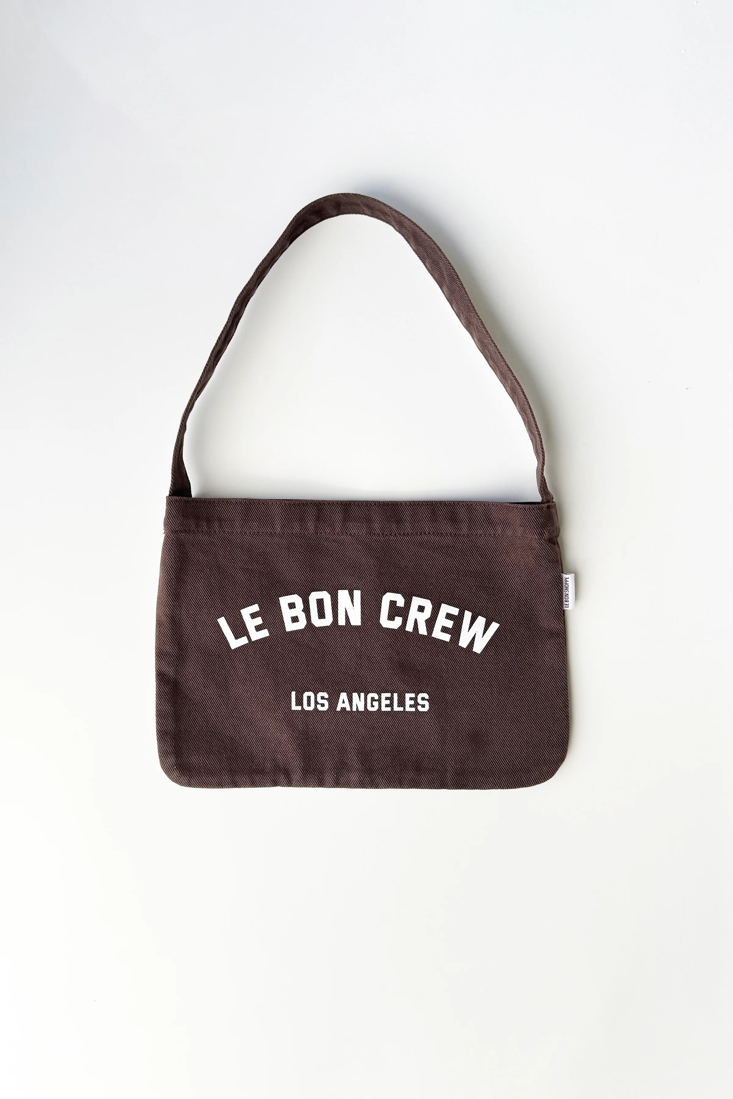 PETITE HAPPY CARRY BAG | UMBER + WHITE
