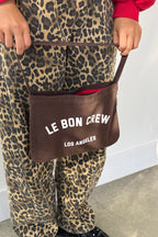 Le Bon Shoppe Petite Happy Carry Bag Umber & White