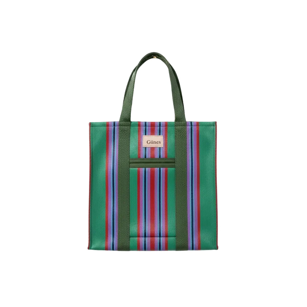 BOX TOTE | TEAL