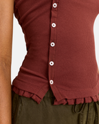 Damson Madder Posie Ss Top Burg