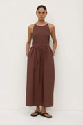 POSIE MIDI DRESS | ESPRESSO