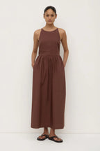 POSIE MIDI DRESS | ESPRESSO