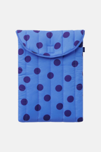 Baggu Puffy Laptop Sleeve 13"/14" Blue Polka Dot