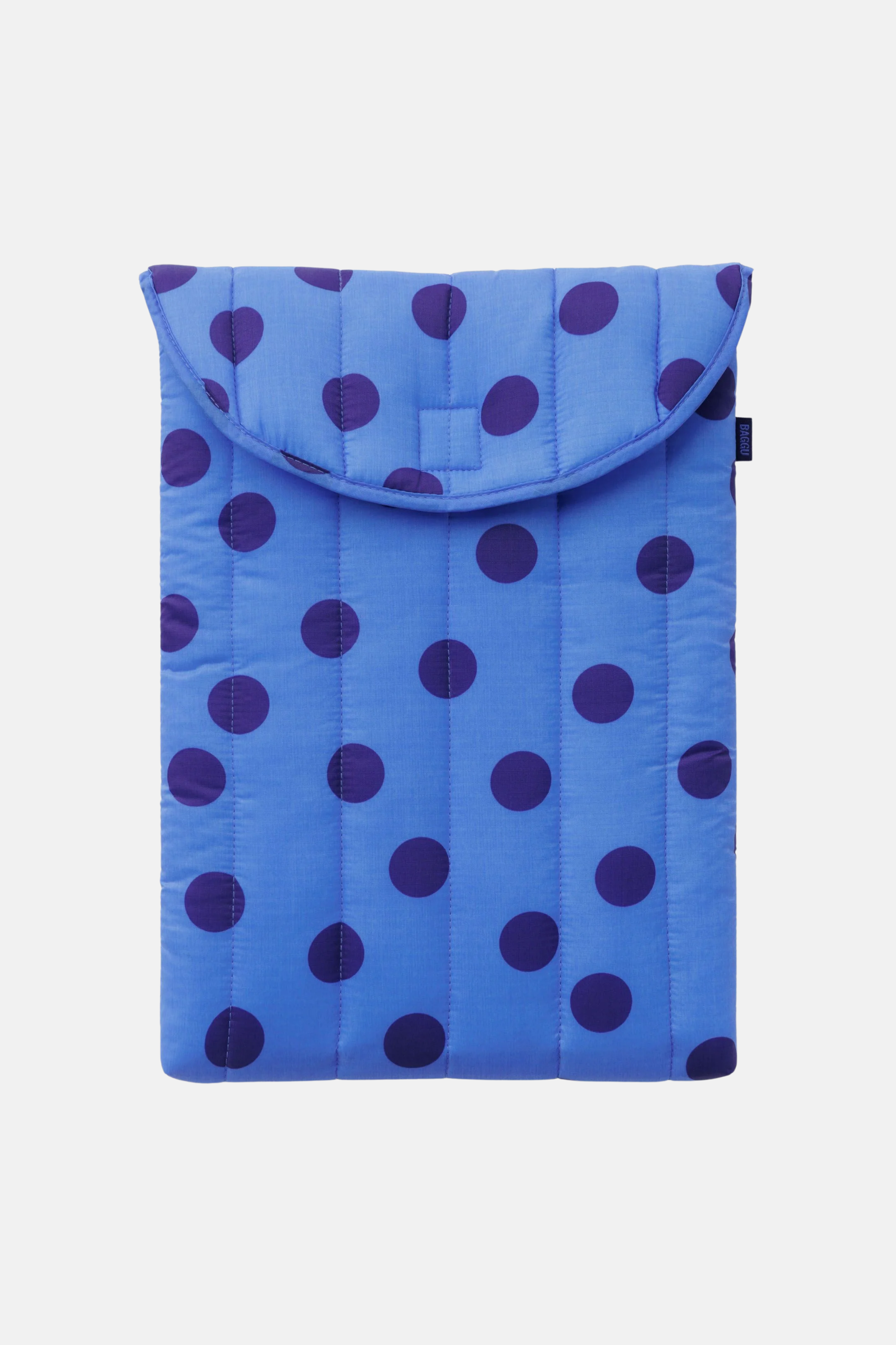 Baggu Puffy Laptop Sleeve 16" Blue Polka Dot