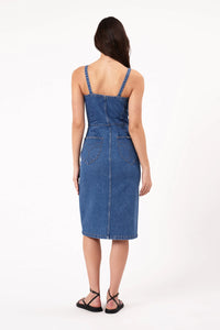 VENICE DRESS | ORGANIC VINTAGE BLUE
