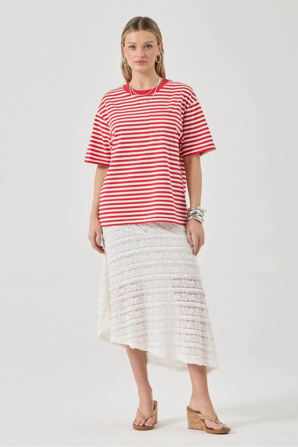OFF DUTY TEE | CANDY STRIPES