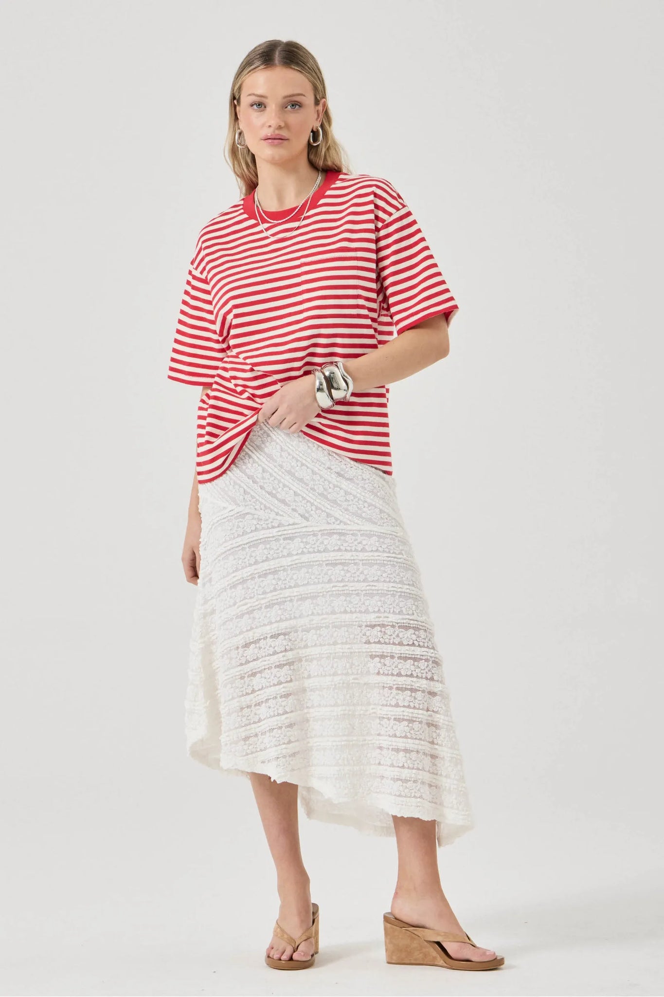 OFF DUTY TEE | CANDY STRIPES