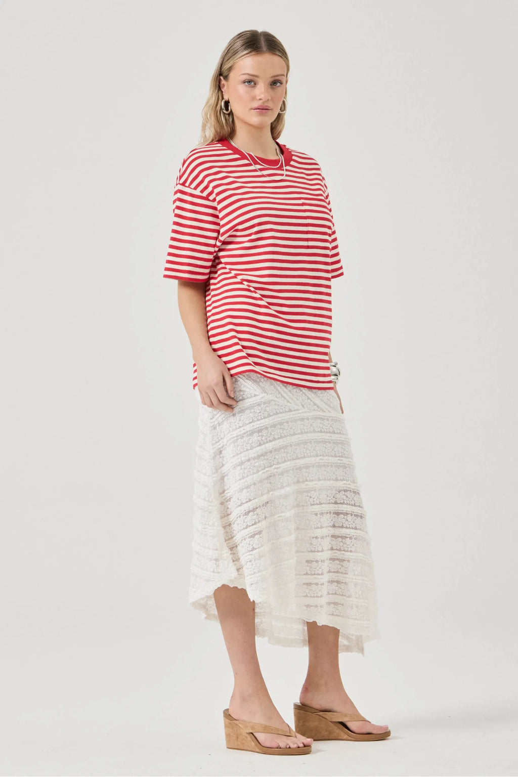 OFF DUTY TEE | CANDY STRIPES