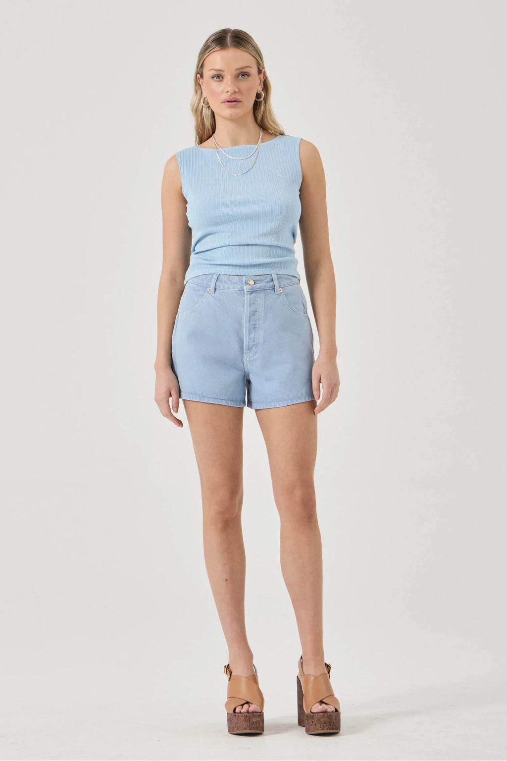 SHELL TANK RIB | BLUE HEAVAN