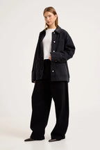 Rollas Denim Chore Jacket Mercer Black