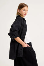 Rollas Denim Chore Jacket Mercer Black