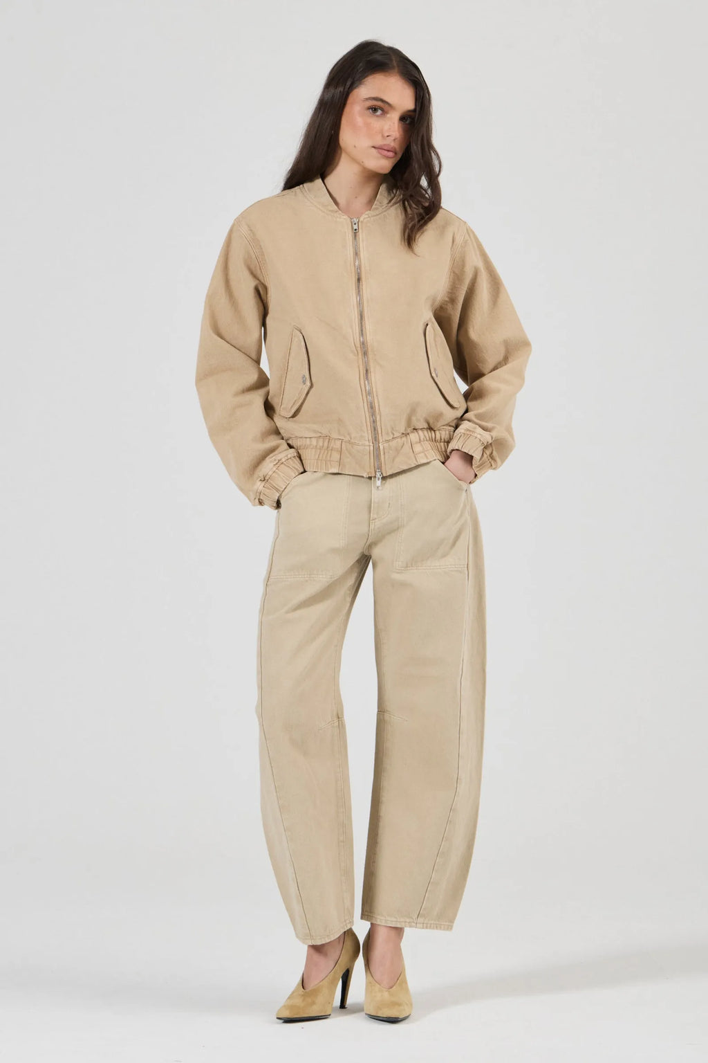 Rollas Bomber Jacket Dune