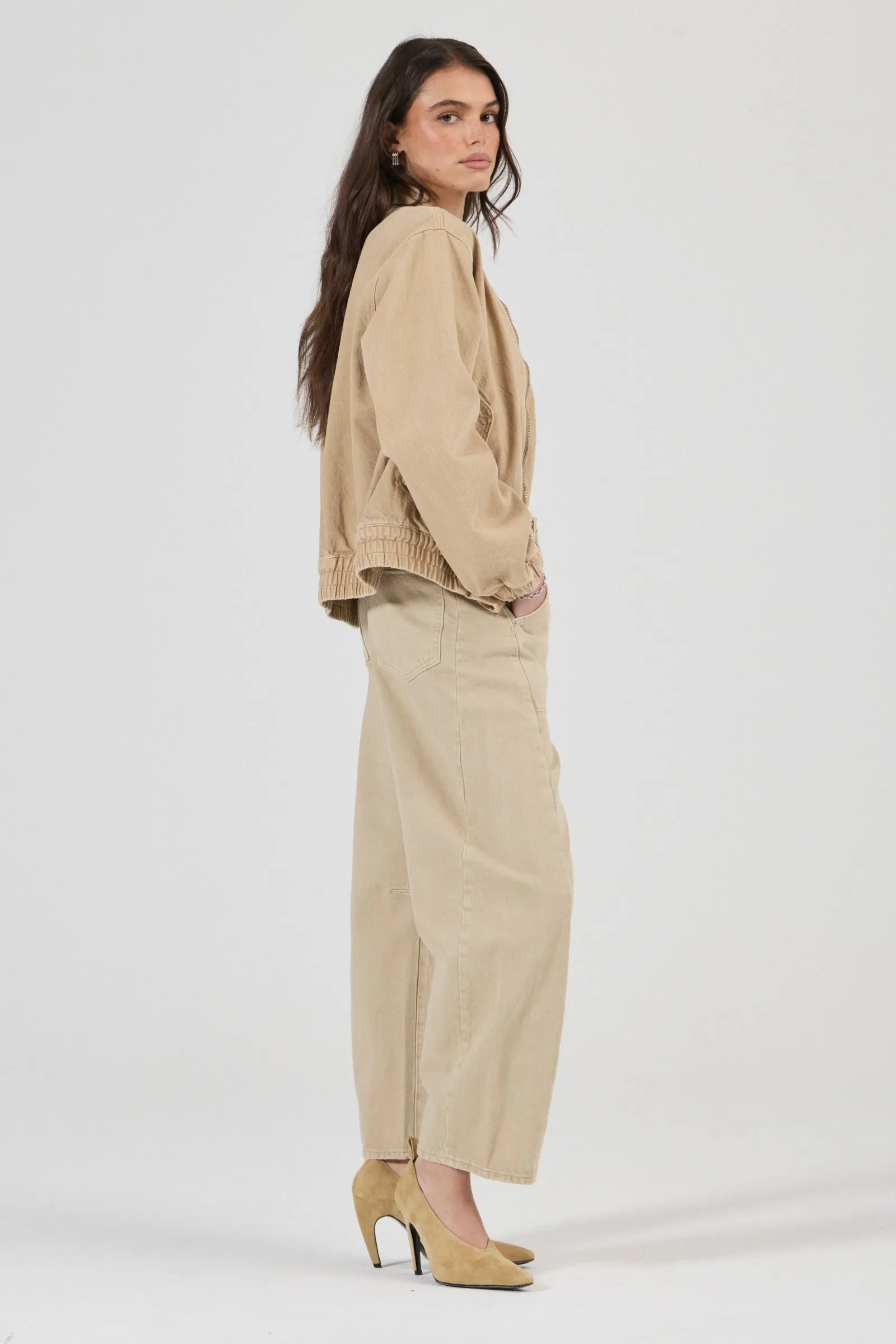 Rollas Bomber Jacket Dune