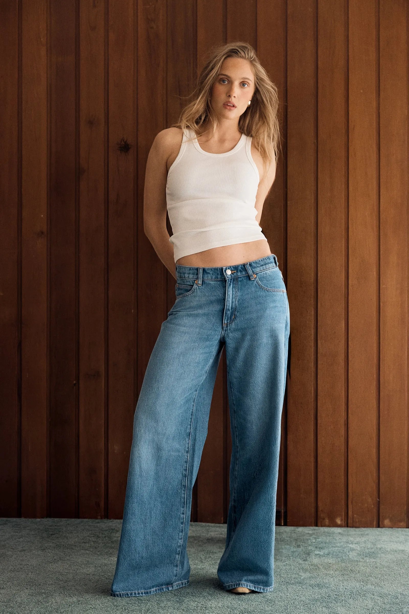 Rollas Frankie Loose Jean Long Soho Vintage