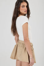 Rollas Rhythm Mini Skirt Dune