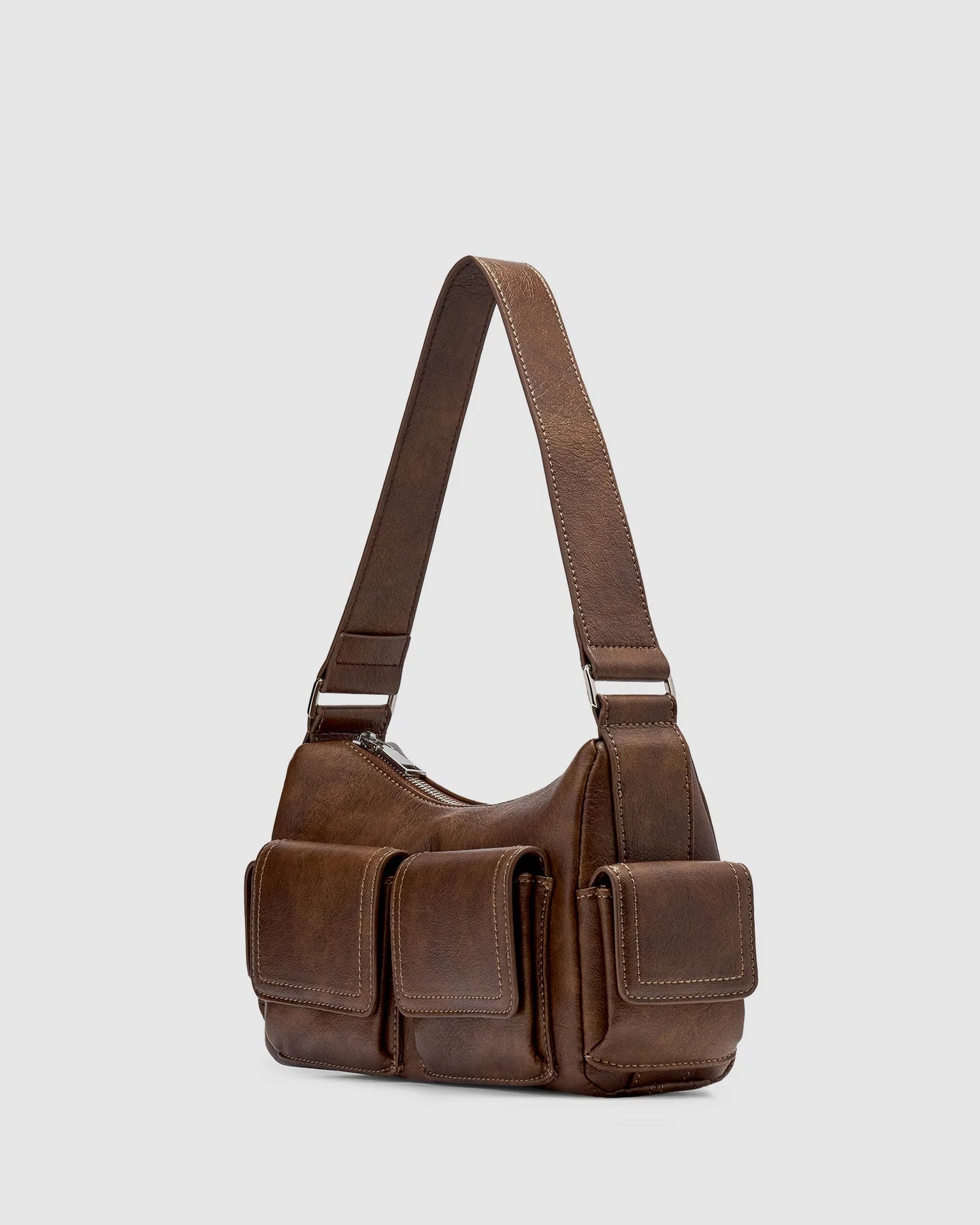 RAE POCKET BAG MINI | WORN CHOCOLATE