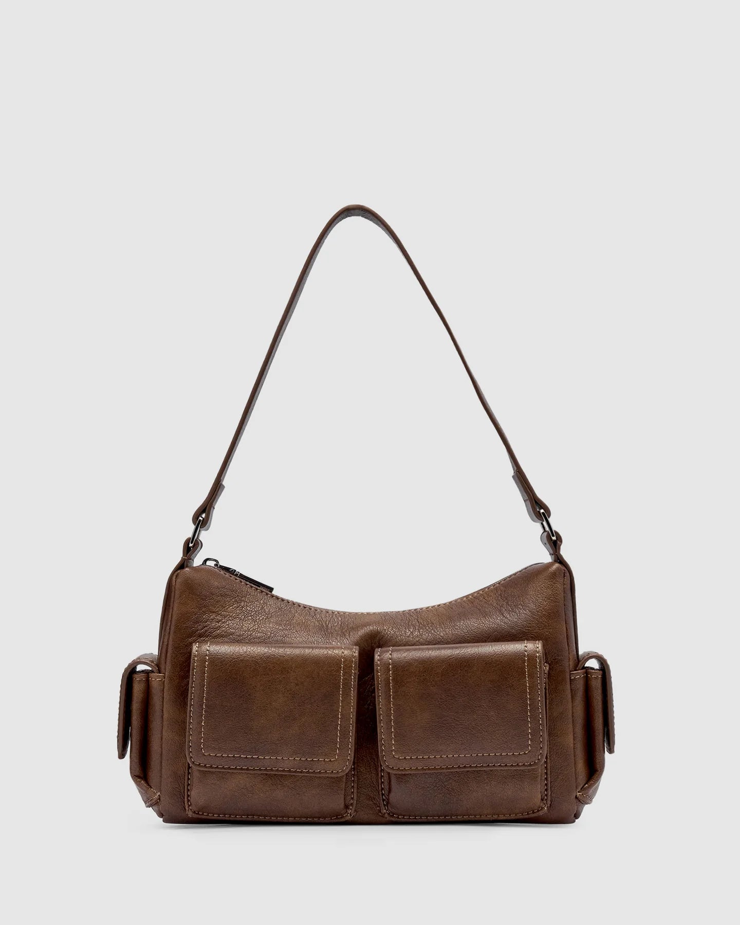 RAE POCKET BAG MINI | WORN CHOCOLATE