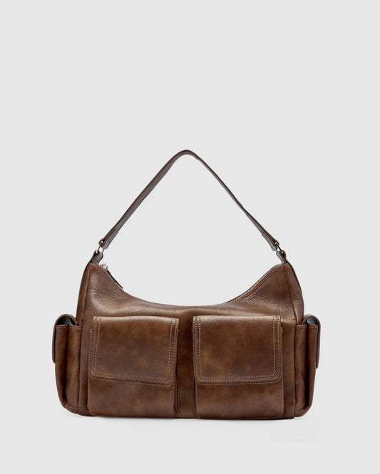 RAE POCKET BAG | WORN CHOCOLATE