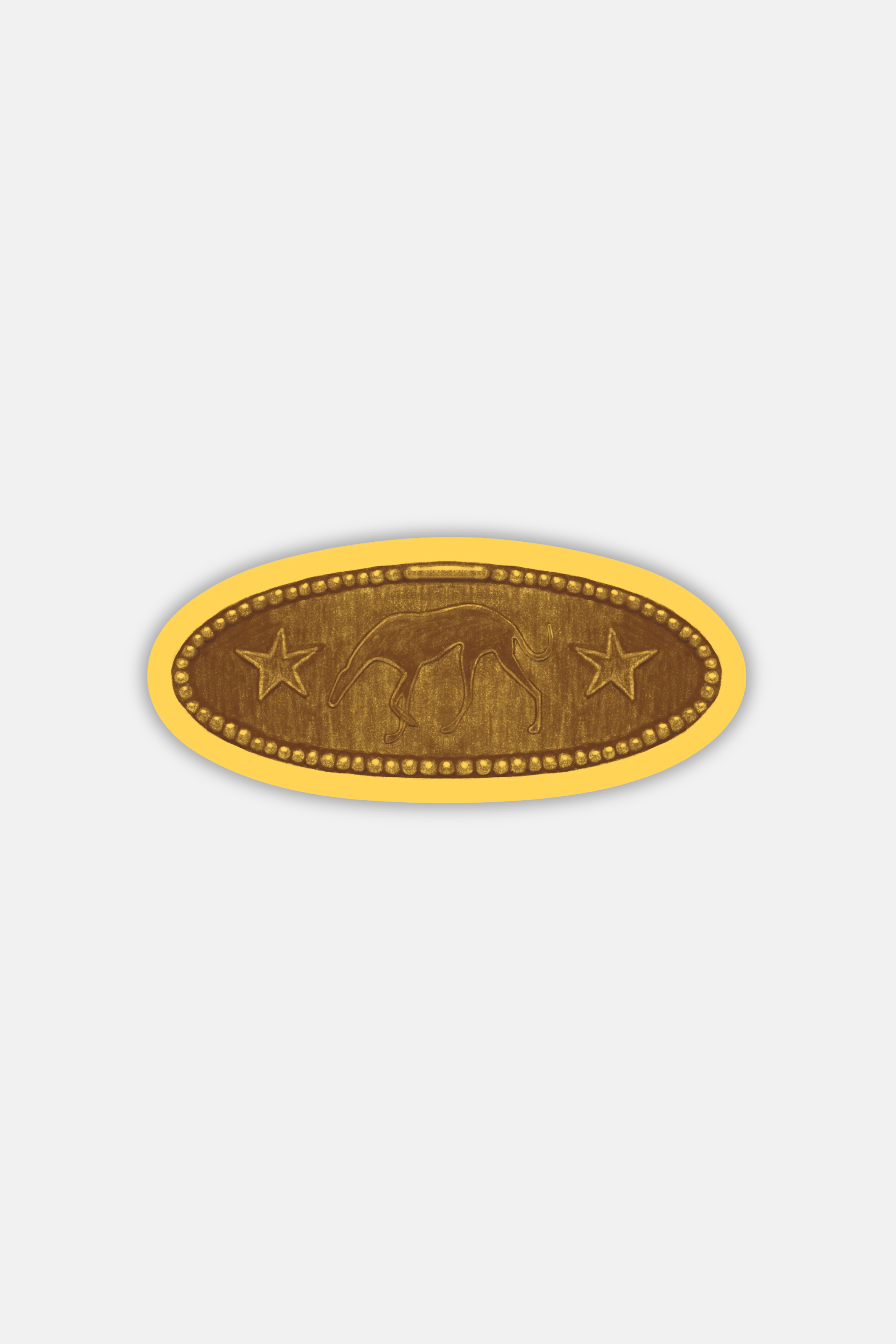 RAGS AF DOG COIN! STICKER