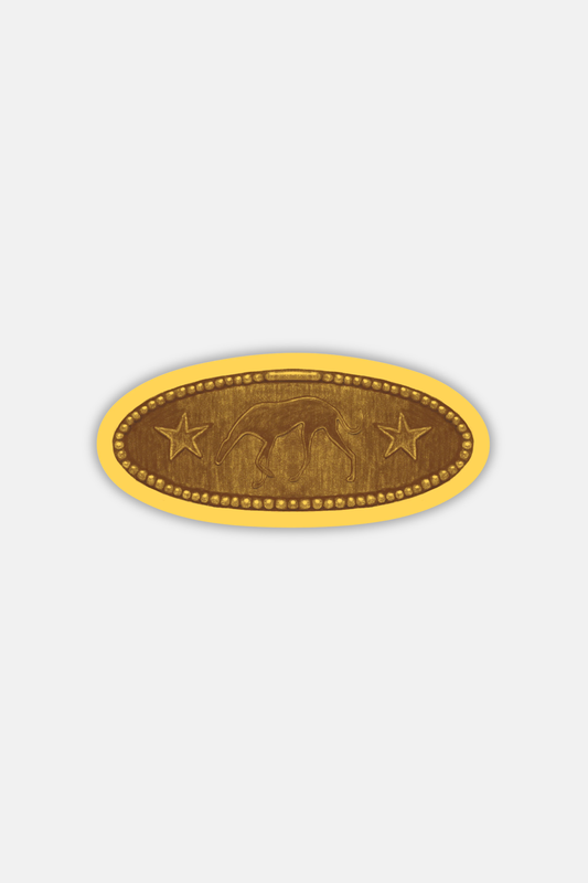RAGS AF DOG COIN! STICKER