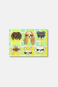 Puppy Summer Sticker Sheet