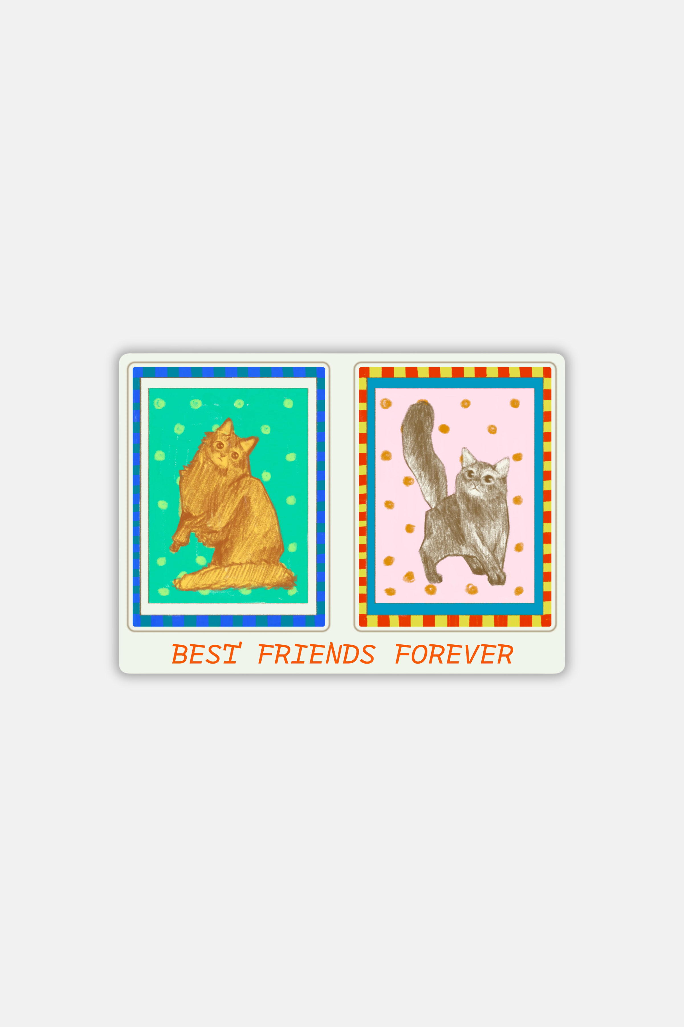 RAGS AF BEST FRIENDS! STICKER SHEET