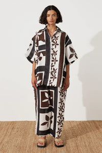 SARONG FLOWER SHIRT