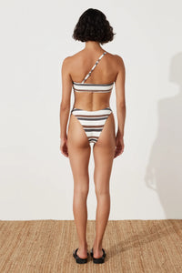 TEXTURED BRALETTE | EARTH STRIPE
