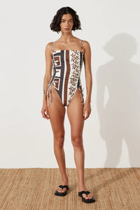 SARONG FLOWER ONE PIECE