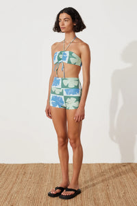 HIBISCUS ROUCHED BOY SHORT