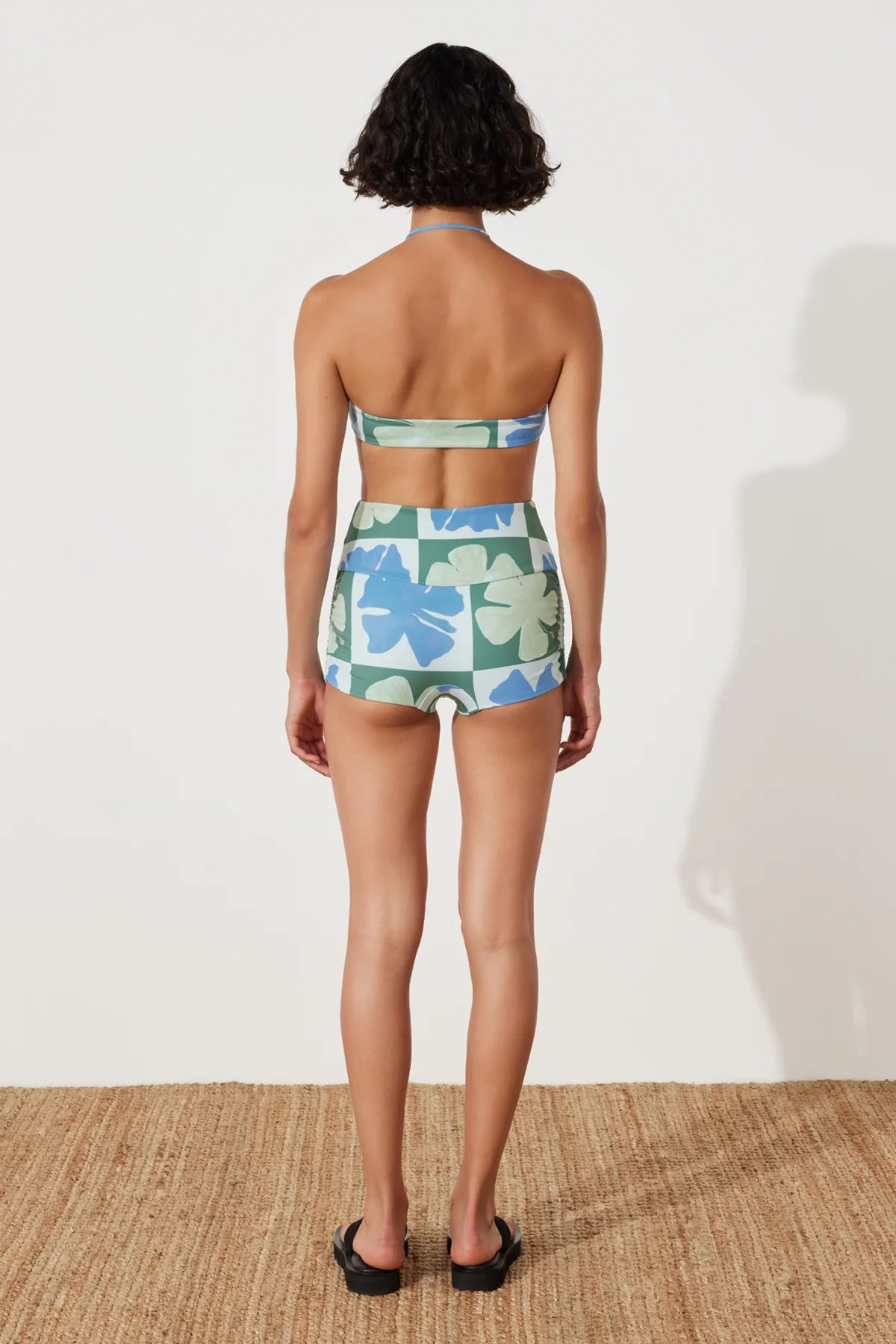 HIBISCUS ROUCHED BOY SHORT