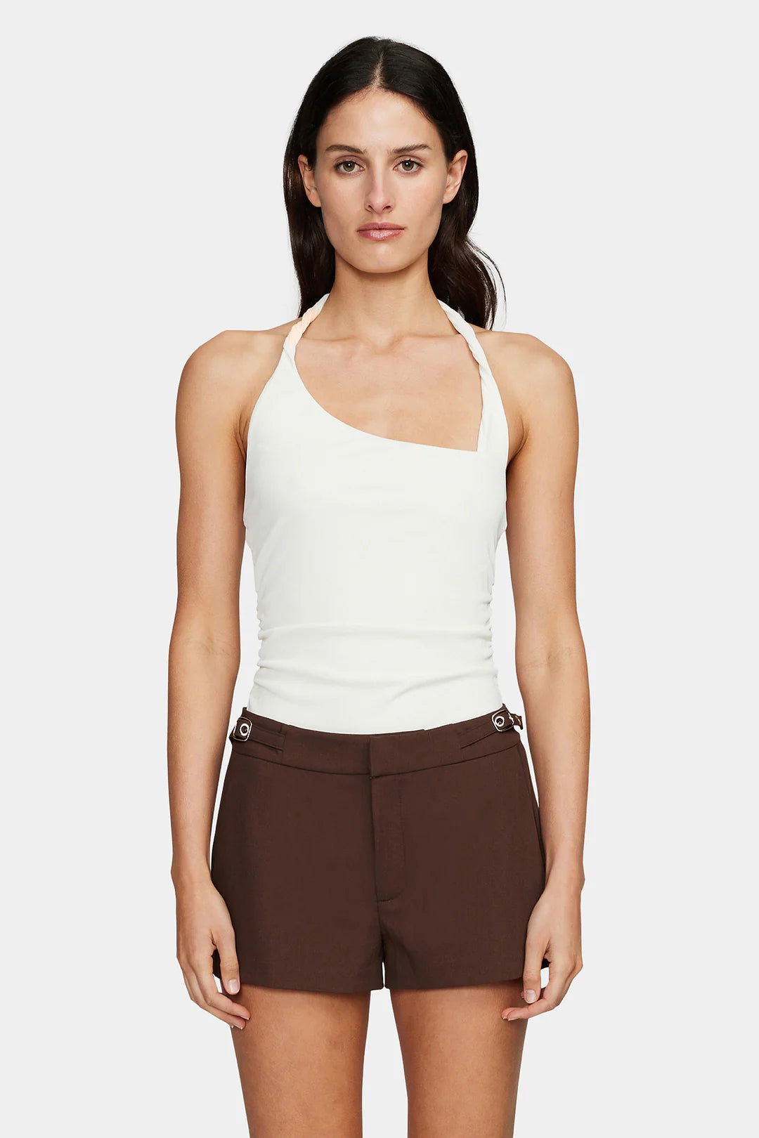 PHEOBE MINI SHORTS | CHOCOLATE