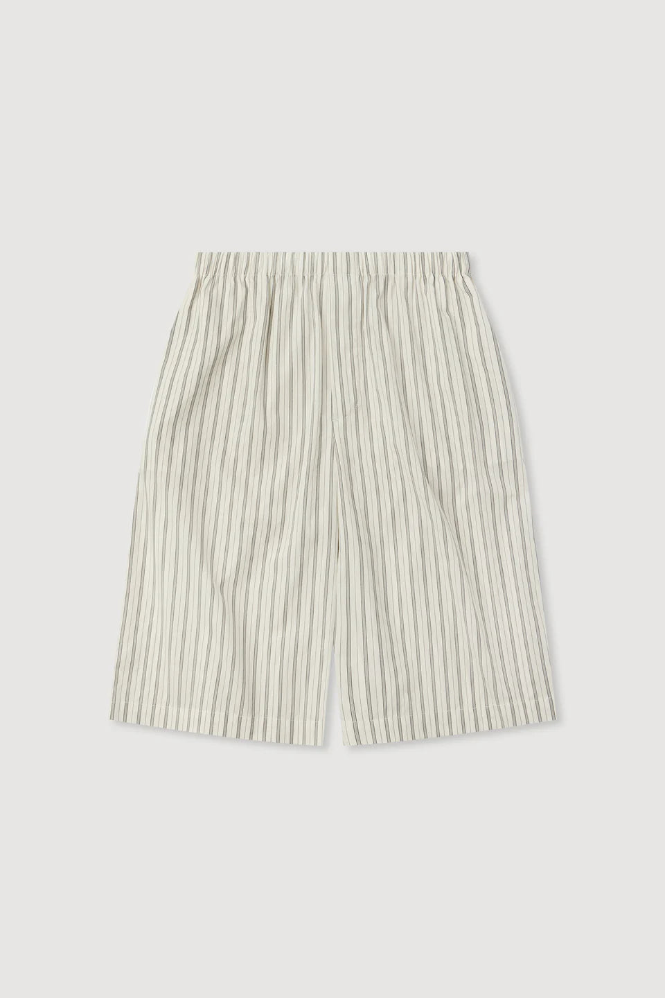 RIA STRIPE SHORT | CREAM/SMOKE