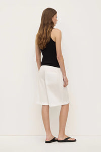 RILEY POPLIN SHORT | WHITE