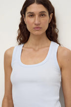 Assembly Label Robyn Scoop Neck Rib Tank Powder Blue
