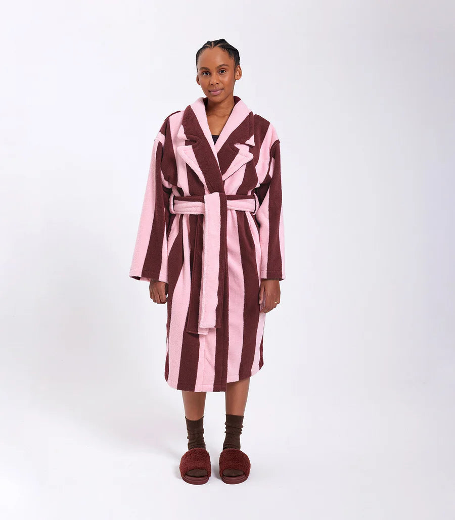 HOMMEY ROBE | ROCKY ROAD STRIPES