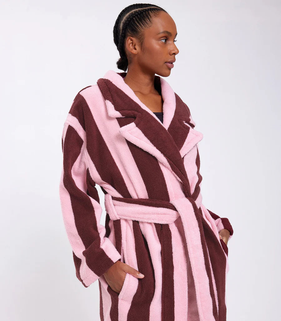 HOMMEY ROBE | ROCKY ROAD STRIPES