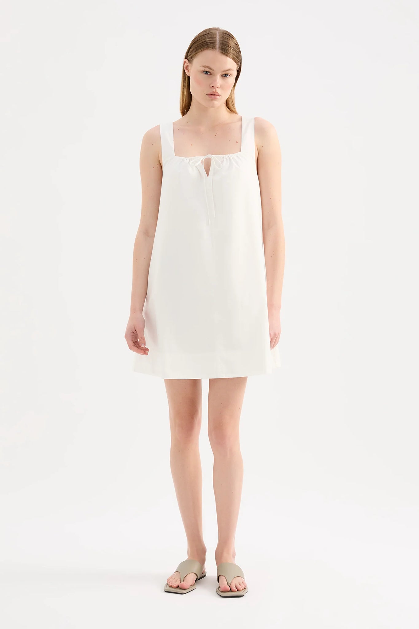 ALEXIS MINI DRESS | WHITE