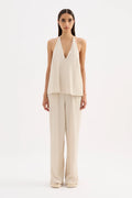 PALMA HALTER TOP | CREAM