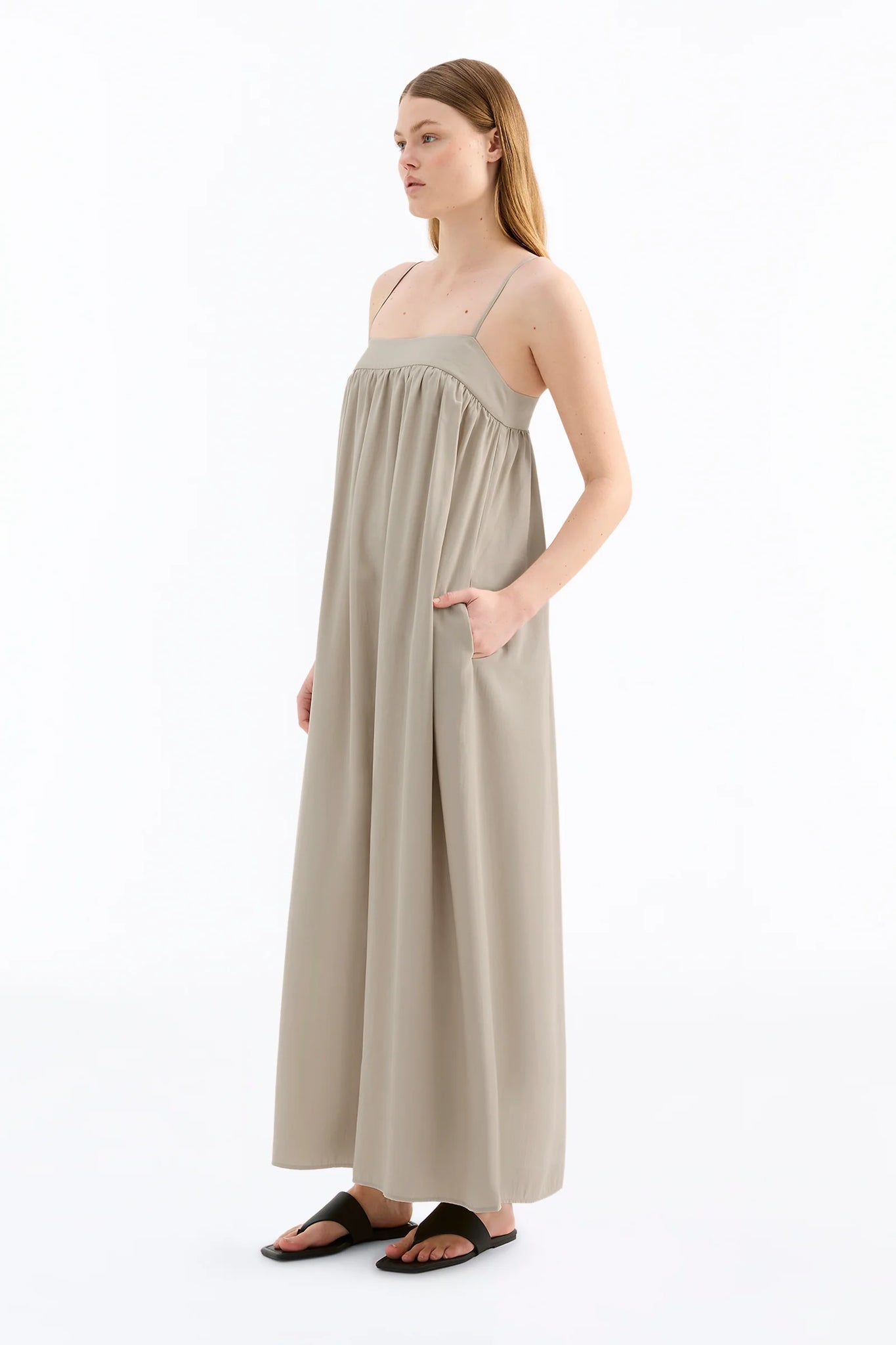 SIENNA MAXI DRESS | ARTICHOKE