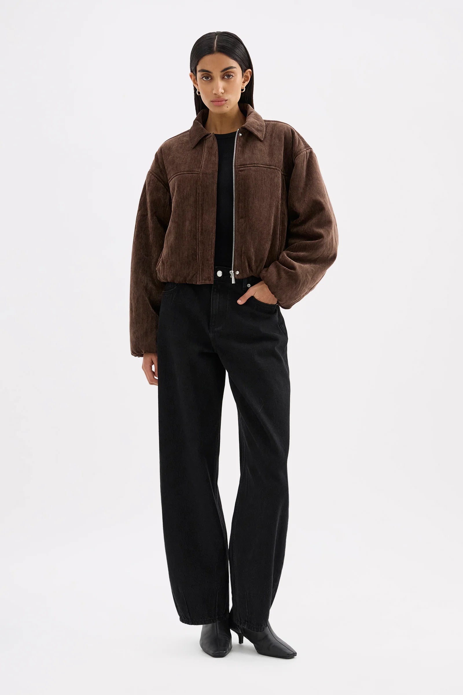 Nude Lucy Sabina Bomber Espresso
