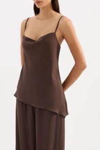 WINFIELD CAMI | CHOCOLATE
