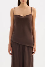 WINFIELD CAMI | CHOCOLATE