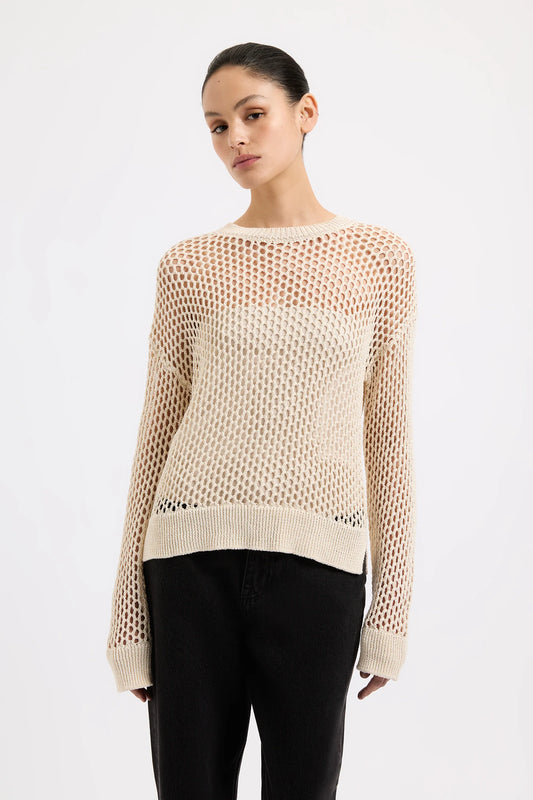 GARCIA CROCHET KNIT | NATURAL