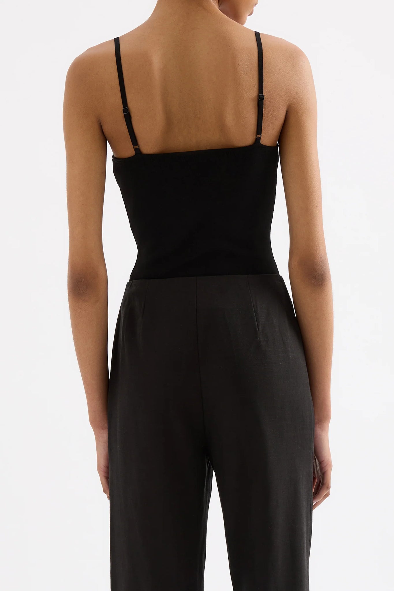 AMORY KNIT CAMI | BLACK