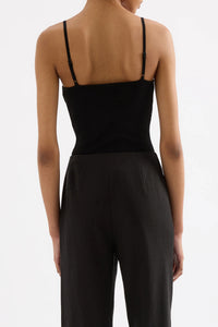AMORY KNIT CAMI | BLACK